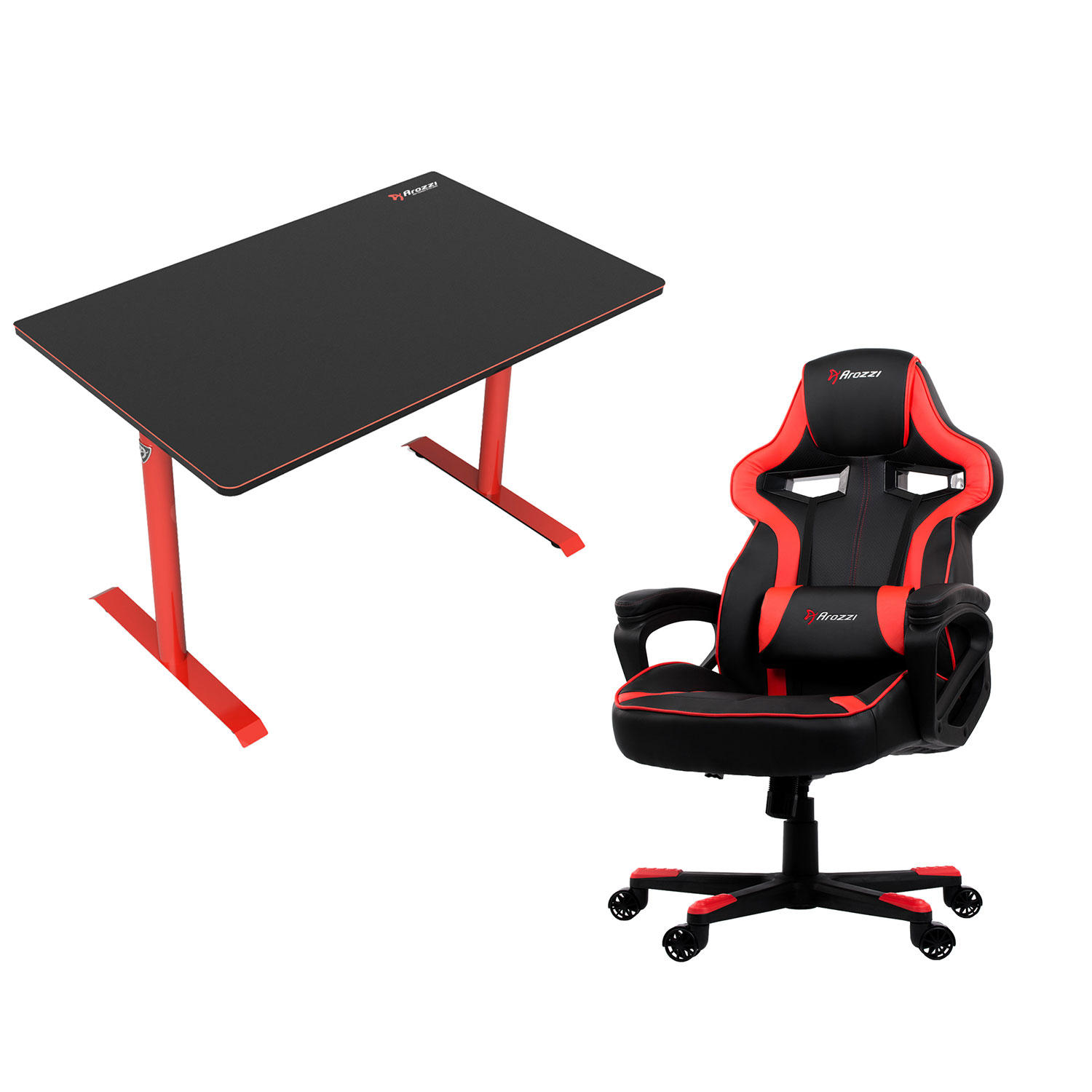 Arena Leggero Gaming Desk + Milano Gaming Chair Bundle