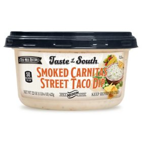 Taste of the South Smoked Carnitas Street Taco Dip (22 oz.)
