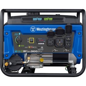 Westinghouse 6,600-Watt Dual Fuel Portable Generator with Remote