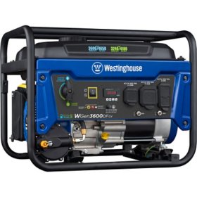 Westinghouse WGen3600DFcv 4650/4180 Peak Watt 3600/3240 Rated Watt Dual Fuel Generator