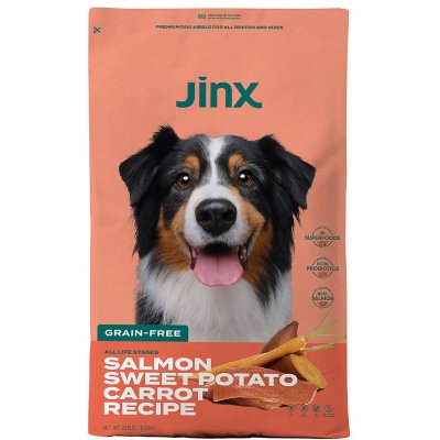 Jinx Grain Free Dry Dog Food Salmon Sweet Potato Carrot Recipe