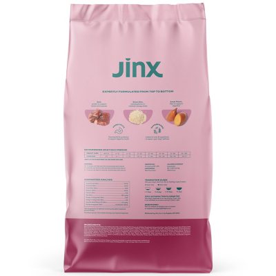 Jinx Dry Dog Food Beef Brown Rice Sweet Potato Recipe 23.5 lbs