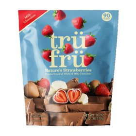 Tru Fru White & Milk Chocolate Covered Strawberries, Frozen 18 oz.