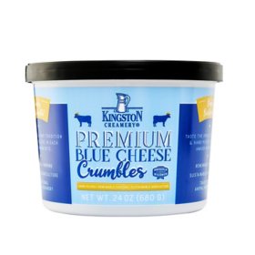 Kingston Creamery Premium Amish Blue Cheese Crumbles, 24 oz.