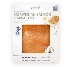 ArcticFish Cold Smoked Norwegian Salmon Carpaccio (12 oz.)