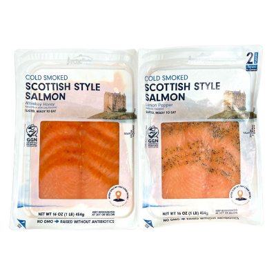 Arctic Fish Cold Smoked Scottish Style Salmon (8 oz. packets, 2 pk.) - Sam's  Club