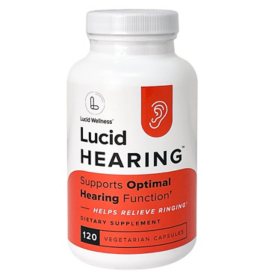 Lucid Hearing Tinnitus Relief Capsules Supplement for Ringing Ear, 120 ct.		