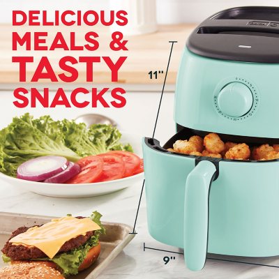 Dash Tasti-Crisp 6-Quart Air Fryer Aqua