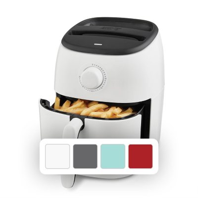 The Dash Tasti-Crisp air fryer makes cooking for 2 quick and easy