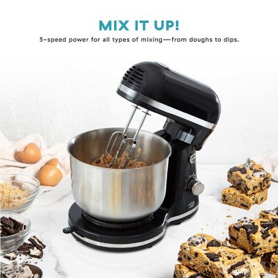 DASH Delish by DASH Compact Stand Mixer, 3.5 Quart with Beaters & Dough  Hooks Included - Red - Yahoo Shopping