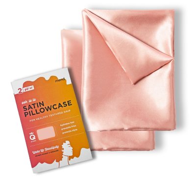 NIGHT Satin Skincare & Haircare Pillowcase, Choose Color and Size, 2 pk. 36” x 18”. inch 