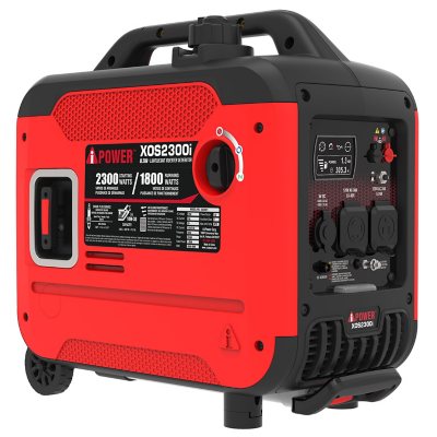 A-iPower (XOS2300i) 2300-Watt CO Sensor Lightweight Portable Inverter Generator with Telescopic Handle And Wheels