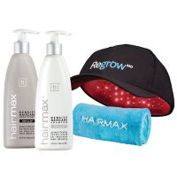 Hairmax RegrowMD 272 Cap Bundle with Shampoo, Conditioner and Towel		