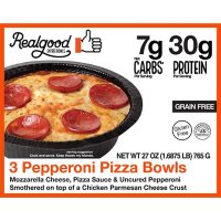 Real Good Foods Pepperoni Pizza Bowls, Frozen (3 ct.)