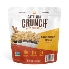 Catalina Crunch Keto-Friendly Breakfast Cereal, Cinnamon Toast (24 oz.)