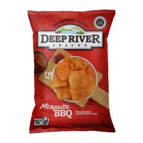 Deep River Mesquite BBQ Kettle Cooked Potato Chips, 18 oz.