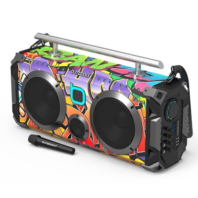Bumpboxx Ultra Graffiti Retro Wireless Bluetooth Boombox - Sam's Club