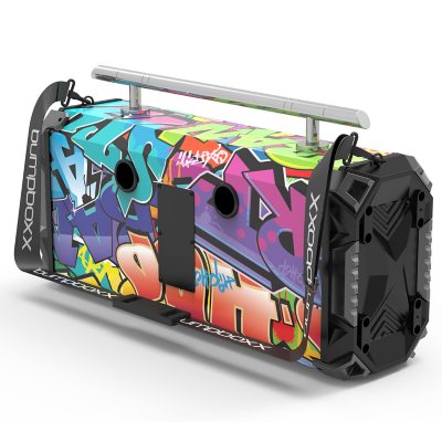 Bumpboxx Flare8 Retro Bluetooth Premium Boombox - Graffiti