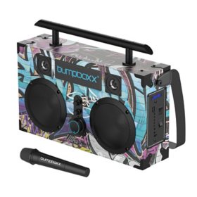 Bumpboxx Ultra Plus+ Graffiti Bluetooth Boombox w/ Mic