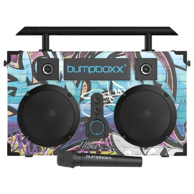 Bumpboxx Ultra Graffiti Retro Wireless Bluetooth Boombox - Sam's Club