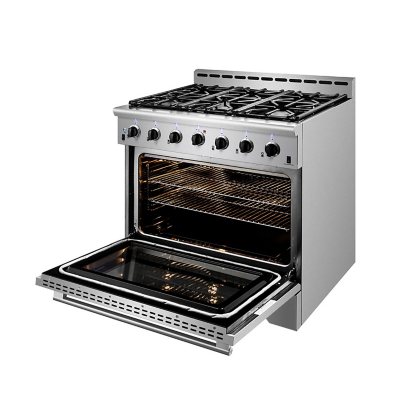 NXR 5.5 cu. ft. Freestanding Liquid Propane Range with Convection Oven Sam s Club