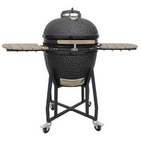 Vision Grills 1-Series Kamado Grill with Cover, Black	