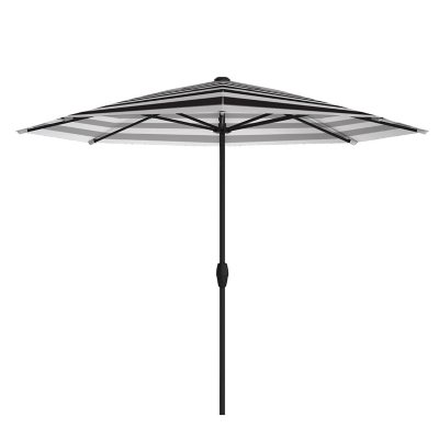 Above 9' Patio Market Umbrella OneClick Gen2 with Push Button Tilt