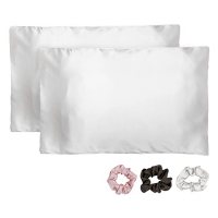 5-Piece Satin Pillowcase Beauty Kit, Choose Size and Color