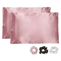 5-Piece Satin Pillowcase Beauty Kit (Choose Size and Color)
