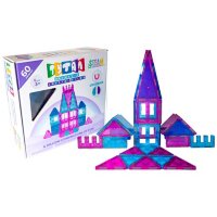 Tytan Magnetic Crystal Learning Tiles - STEM Certified Building Block Kit for Kids  Fun, Creative, Educational - 60 pcs