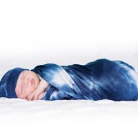 Forever Swaddle + Hat Set by Bazzle Baby, 0 - 3 Months (Choose Your Color)