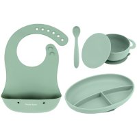 Anchor Silicone Feeding Set by Bazzle Baby (Choose Your Color).