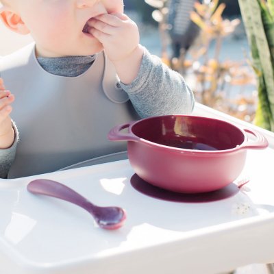 Foodie Silicone Feeding Set by Bazzle Baby (Choose Your Color)
