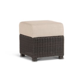 Peak Season Outdoor Ottoman with Sunbrella Fabric