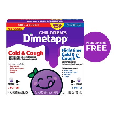 Children’s Dimetapp Cold & Cough & Nighttime Cold & Cough Medicine