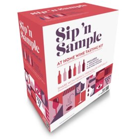 Sip 'n Sample At Home Wine Tasting Kit, 375 ml bottles, 6 pk.
