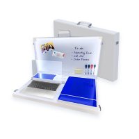 The Home Office by Worky -15-in-1 Portable Workspace, White