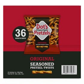 Dot's Homestyle Original Pretzels Snack Bags, 1 oz., 36 pks.