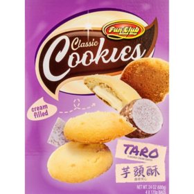 Fun Club Taro Cream Classic Cookies, 5.99 oz., 4 pk.