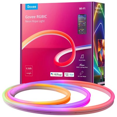 Govee 6.5ft Wi-FI RGBIC Neon Rope Light - Sam's Club