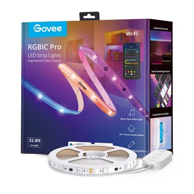 Govee Smart LED Strip Lights for Bedroom, 32.8ft WiFi LED Light Strip Work  with Alexa Google Assistant, 16 Million Colors with App Control and Music  Sync LED Lights for Party, 2 Rolls