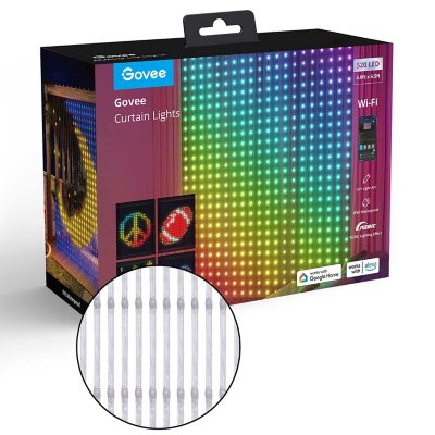 Govee Curtain Lights, WiFi Smart LED Curtain Lights, UK