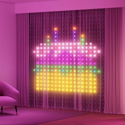 Govee RGBIC Multi-Color Smart Wi-Fi Curtain Lights - Sam's Club