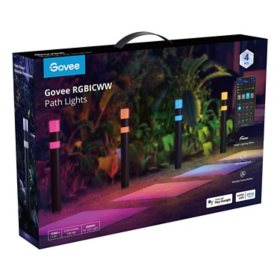 Govee Outdoor RGBICWW Path Lights 4 Packs