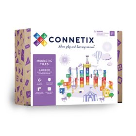 CONNETIX Super Ball Run Magnetic Tile Pack for Kids, 134 pc. 