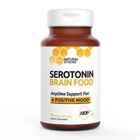 Natural Stacks Serotonin Brain Food Capsules 75 ct.