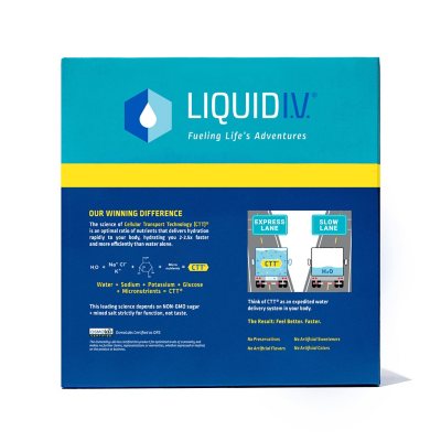 Liquid I.V. Hydration Multiplier Electrolyte Drink Mix, Lemon Lime
