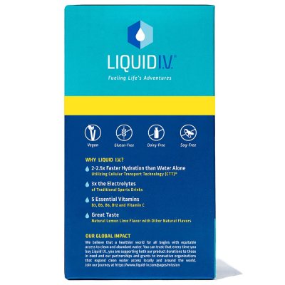 Liquid I.v. Sugar Free Hydration Multiplier Vegan Powder