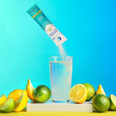 Liquid I.V. Hydration Multiplier, 24 Individual Serving Stick Packs in  Resealable Pouch, Sugar Free Lemon Lime