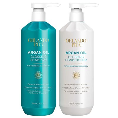 Orlando Pita Argan Oil Glossing Shampoo & Conditioner Duo (27 fl. oz., 2  pk.) - Sam's Club